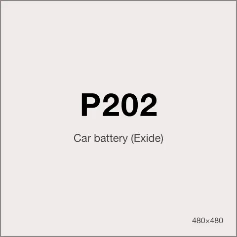 Exide car battery available at Xavier Battery